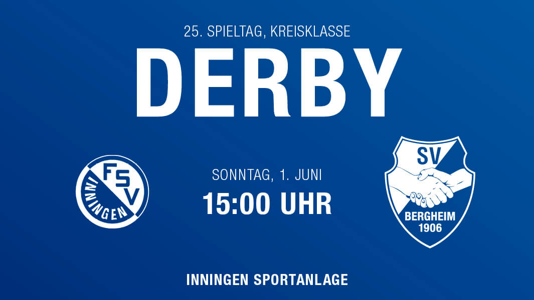 Derby-Ankündigung gegen den FSV Inningen